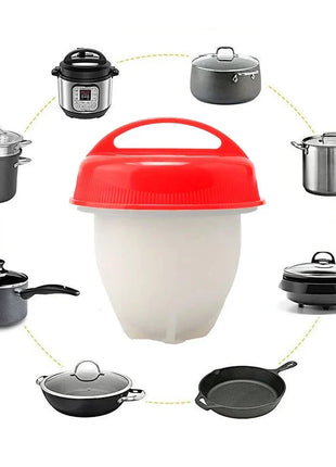 Non-stick Silicone Boiled Eggs Cup Kitchen Egg Cooker Poachers Silicone Steamed Egglettes Cooking Accessories Gift kitchen tools Cleaning series Store