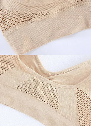 Seamless Mesh Sports Bras Sportswear Zone Store