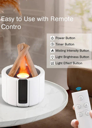 Simulated Flame Aromatherapy Diffuser – Relaxing & Stylish Shop1104998585 Store