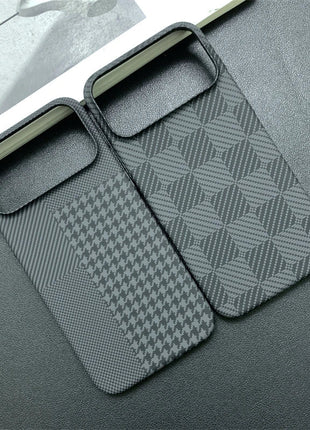 Carbon Fiber Pattern Chessboard Style Case for iPhone Rhode Store
