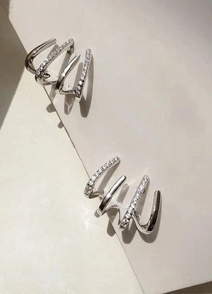 Luxury Claw Ear Rake Zircon Earrings for Women ZX Jewellery Store