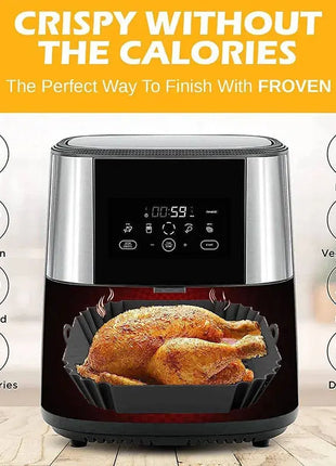 Silicone Air Fryer Baking Tray: Effortless Clean-up and Even Cooking Stone's Store