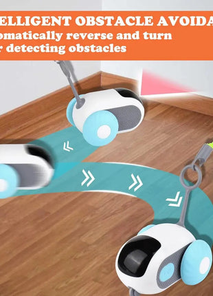 Smart Cat Toy 2 Modes Automatic Moving Remote Controlled Toy Car for Cats Dogs Interactive Playing Kitten Training Pet Supplies Dropshipman