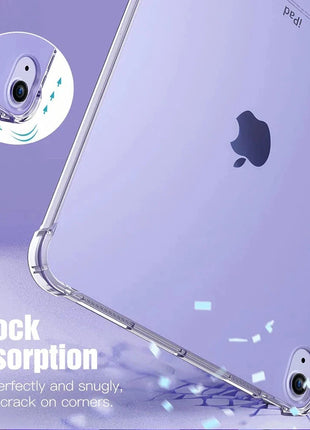 For iPad 10th 10.9 2022 7 8 9th Gen 10.2 Air 5 6 13 Case TPU Silicon Transparent Cover For iPad Pro 9.7 10.5 11 13 Mini 3 4 5 6 DUNNO Official Store