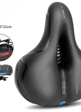 Reflective Shock Absorbing MTB Bicycle Seat Breathable Rainproof Road Mountain Bike Saddle Comfortable Cycling Accessory for Men Shop1102066021 Store
