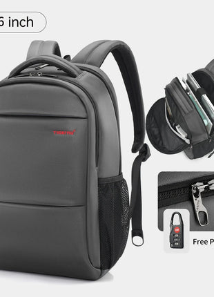 Genuine Leather & Canvas Vintage Backpack tigernu Female Backpack Store