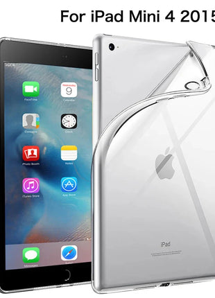 For iPad 10th 10.9 2022 7 8 9th Gen 10.2 Air 5 6 13 Case TPU Silicon Transparent Cover For iPad Pro 9.7 10.5 11 13 Mini 3 4 5 6 DUNNO Official Store