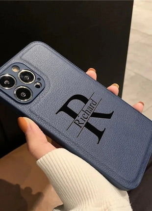 iPhone Personalised Leather Phone Case DuoLaiMi Store