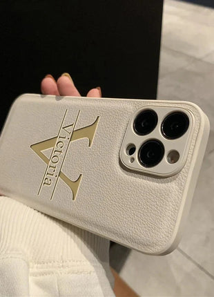 iPhone Personalised Leather Phone Case DuoLaiMi Store