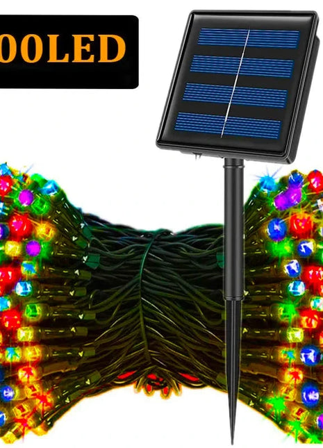LED Solar Powered Xmas Outdoor Waterproof Starry Christmas Fairy Lights Aimlux Life Store