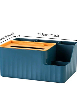 Desk Organizer With Tissue Box And Remote Holder Wmxmore Living Home Store Store