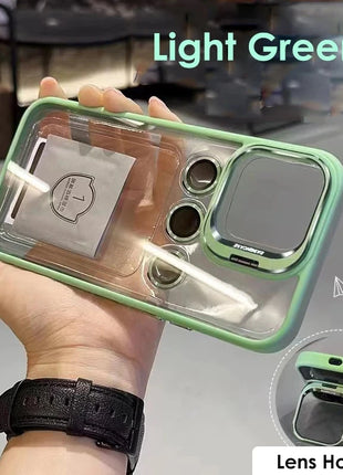 Camera Stand Cases with Lens Protection For iPhone 15 Pro Max (with Free Camera Lens) Shop1104115021 Store