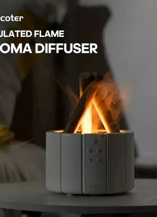Simulated Flame Aromatherapy Diffuser – Relaxing & Stylish Shop1104998585 Store