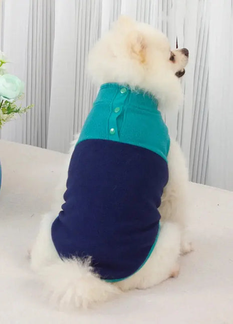 Fleece Dog Clothes For Small Dogs Spring Autumn Warm Puppy Cats Vest Shih Tzu Chihuahua Clothing French Bulldog Jacket Pug Coats Dropshipman