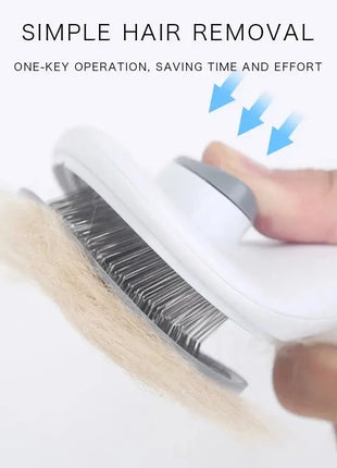 Pet Comb Stainless Steel Needle Comb Dog And Cat Hair Removal Floating Hair Cleaning Beauty Skin Care Pet Dog Cleaning Brush Dropshipman