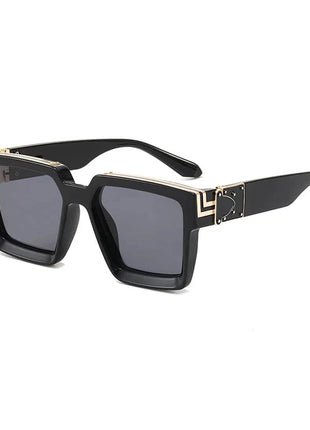 SHAUNA Retro Square Sunglasses 😎 UV400 Candy Colors & Silver Mirror SHAUNA Official Store