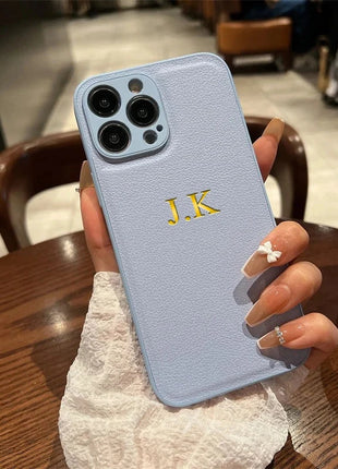 iPhone Personalised Leather Phone Case DuoLaiMi Store