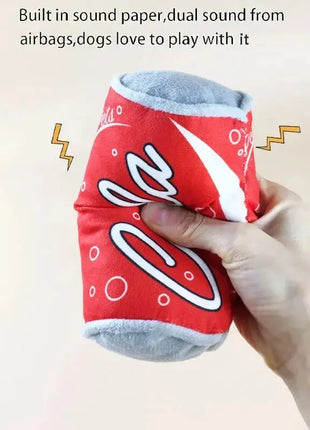 Plush Dog Winebottle Chew Sound Soft Beer Bottle Toy Funny Bite-Resistant Squeaky Relieve Boredom Dropshipman