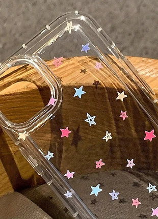 Small Flower Stars Soft Case For iPhone 16 14 13 11 15 Pro Max 12 Mini XS XR X 8 7 Plus SE 2022 13Pro Anti-drop Airbag Cover Shop1103599856 Store