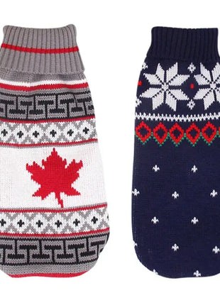 Popular Elk Print Cat Puppy Sweater Autumn Winter Pet Clothes Coat for Small Dogs Cats Cute Warm Sphynx Clothing Kitten Costume Dropshipman