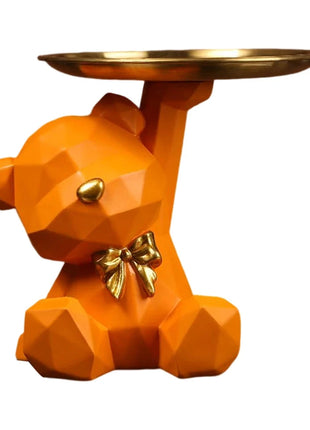 Sculpture Tray with Bulldog Key Holder Dazzling Bag Store