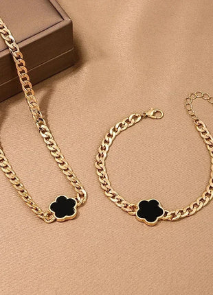 Adjustable 18K Gold-Plated Modern Bar Bracelet and Ring Jewelry Set NEULRY neulry Store