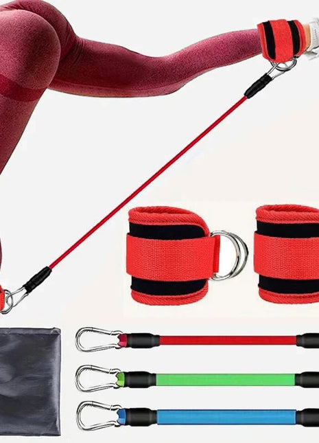 Fitness Workout Exercise Equipment Resistance Band Set Ankle Straps Yoga Elastic Fitness Bands For Gym Man And Woman Sport COYOCO Official Store