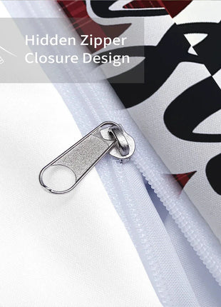 Merry Christmas Reindeer Print Duvet Set Firefly Home Store