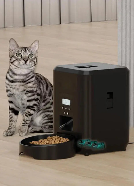 Smart Automatic Pet Feeder – Timed Cat & Dog Food Dispenser with Portion Control and LCD Display Voford Global Store