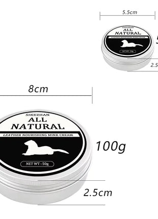 Car Deep Clean & Restore 3-in-1 Long-Lasting Protection Ultimate Leather Care Cream SIKEZHAN Choice Store