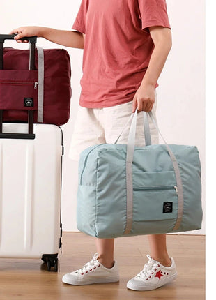 Foldable Travel Duffel Bag for Airlines Carry on Bag for Women and Girls Lightweight Large Capacity Sports Weekend Trip Overnigh