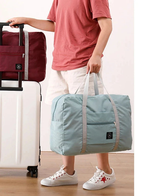 Foldable Travel Duffel Bag for Airlines Carry on Bag for Women and Girls Lightweight Large Capacity Sports Weekend Trip Overnigh