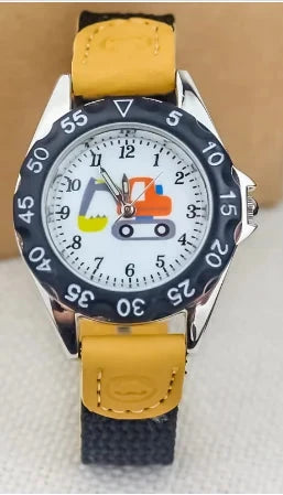 Boys Girls Quartz Watch Kids Childrens Fabric Strap Student Wristwatch Sinnifer Store Store