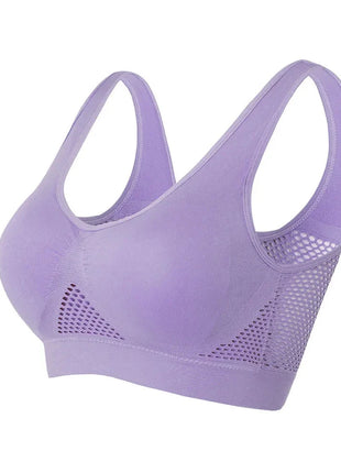 Seamless Mesh Sports Bras Sportswear Zone Store
