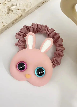 2023 New Women Cute Cat Rubber Bands Elastic Hair Bands Korean Headwear Children For Girls Lovely Hair Accessories Ornaments SYTZ Hair Accessories Store