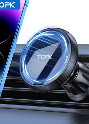 TOPK for Magsafe Car Phone Holder Powerful Magnetism TOPK Official Store