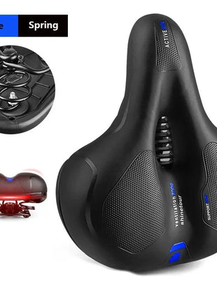 Reflective Shock Absorbing MTB Bicycle Seat Breathable Rainproof Road Mountain Bike Saddle Comfortable Cycling Accessory for Men Shop1102066021 Store