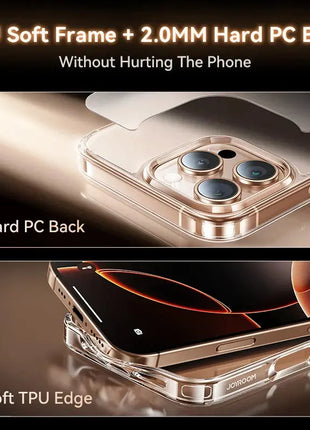 Shockproof Frosted Transparent Case for iPhone 17 Series Joyroom Official Store