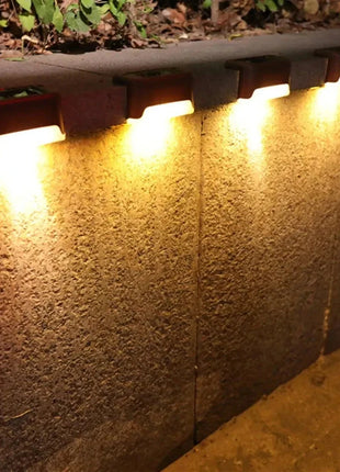 Solar LED Stair Lights – Waterproof Outdoor Step & Pathway Lighting XIWANGFIRE Lamp Store