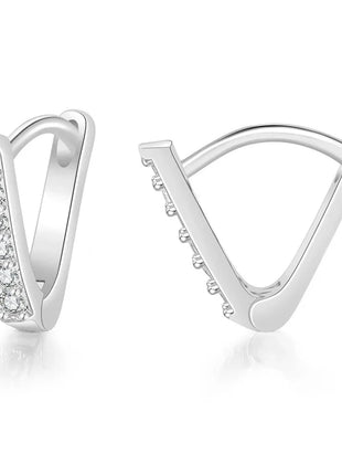 Emerald Gold Plated latest design Classic stud DOUBLE FAIR Official Store