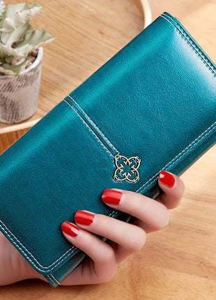 Elysia Women's Long Leather Wallet Shop1104778561 Store