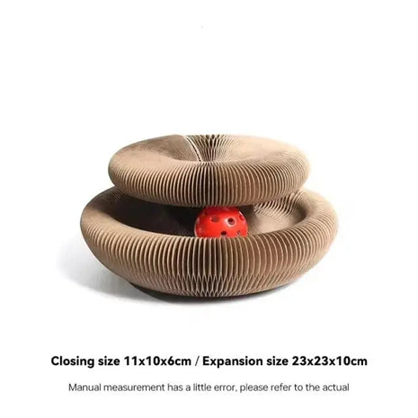 Cat Accordion Cat Toy Cat Toy Ball Scratch Pad Magic Organ Cat Scratching Board Cat Scratcher DAICHANG You Home Official Store