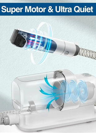 Dog Grooming Vacuum & Pet Grooming Kit with 2.3L Capacity Larger Pet Hair Dust Cup Dog Brush Vacuum for Pet Hair Vacuum Cleaner Dropshipman