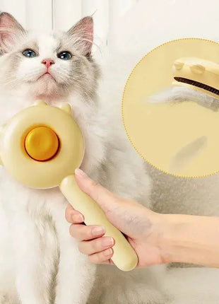 Pet Comb One-Key Hair Removal Cleaning Brush Magic Massage Grooming Needle Scratcher For Cat Dog Cleaning Care Supplies Dropshipman
