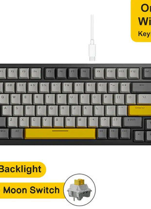 Ajazz AK820 Pro Gaming Mechanical Keyboard Stone's Store