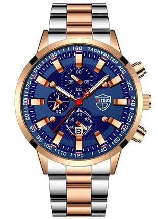 Fashion Men's Watch Luxury Silver Stainless Steel Men Watches Store