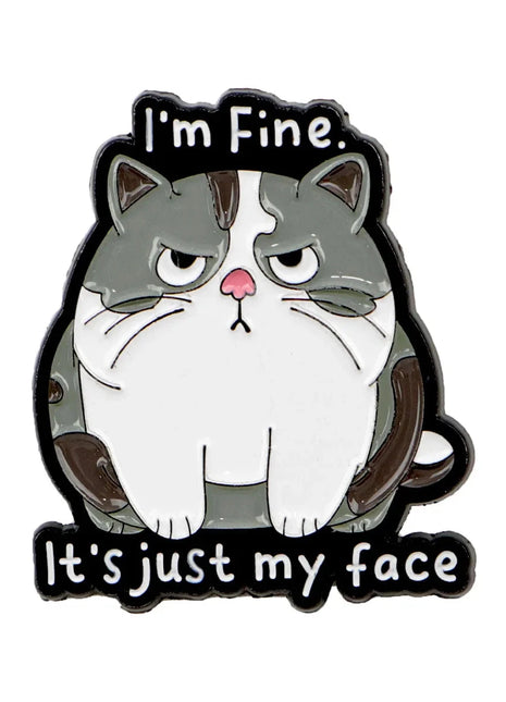 Sarcastic Cat Pin Set Ramulus Store