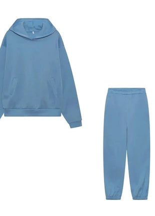 Plus Size Fashionable Long Sleeve Sweatshirt And Pants Set Autumn Winter Women's Casual Wear Two Piece Suit Comfortable plus ... Oyao Store