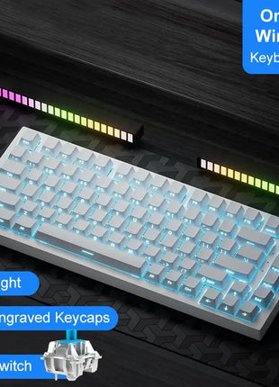 Ajazz AK820 Pro Gaming Mechanical Keyboard Stone's Store