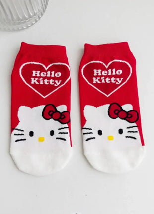 Korean Style Sweet and Comfortable Hello Kitty Women's Cotton Socks Surrounding Toy And Gift Stores Store
